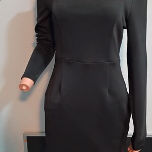 Showpo Classic Black Long Sleeve Dress